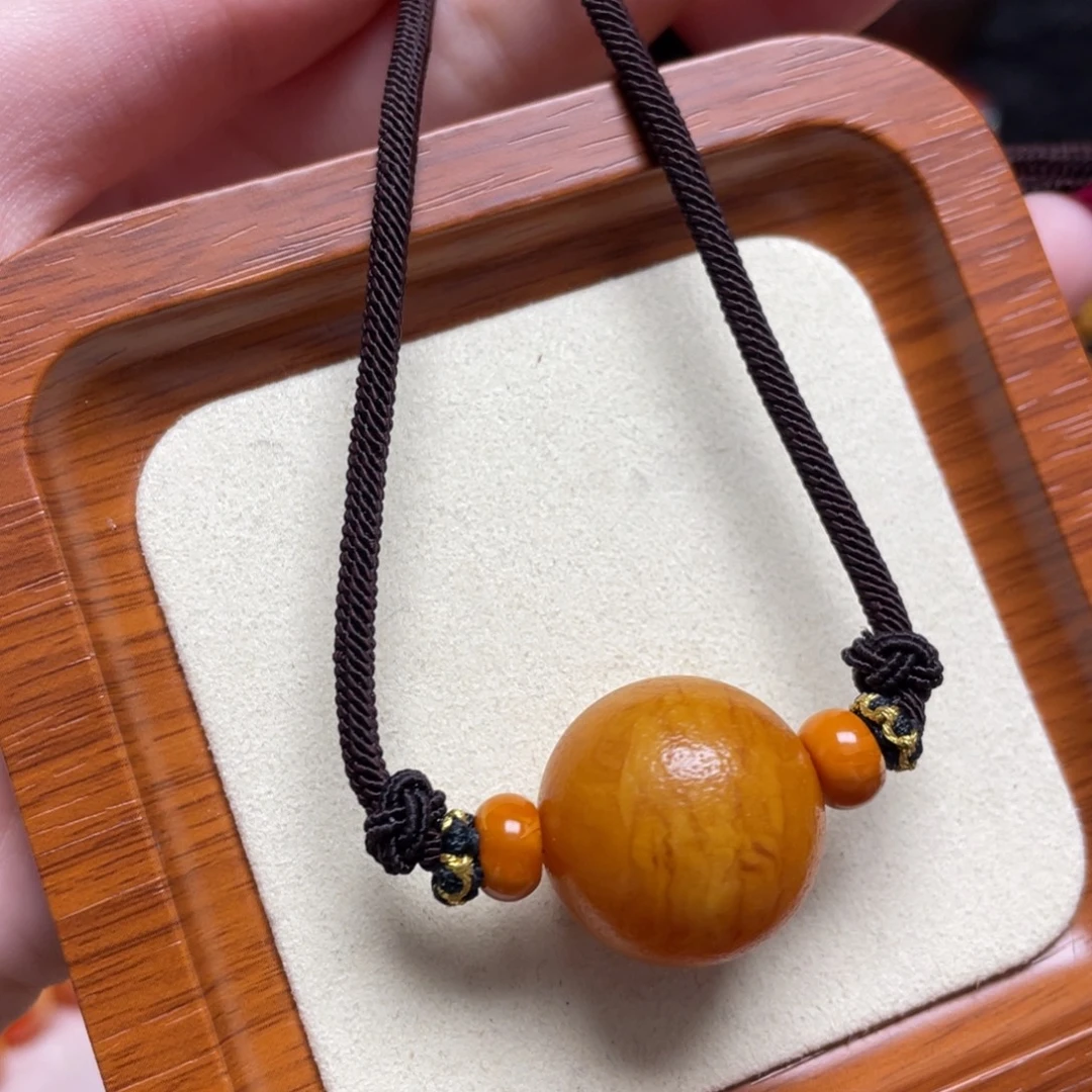 蜜蜡未镶嵌颈饰项链