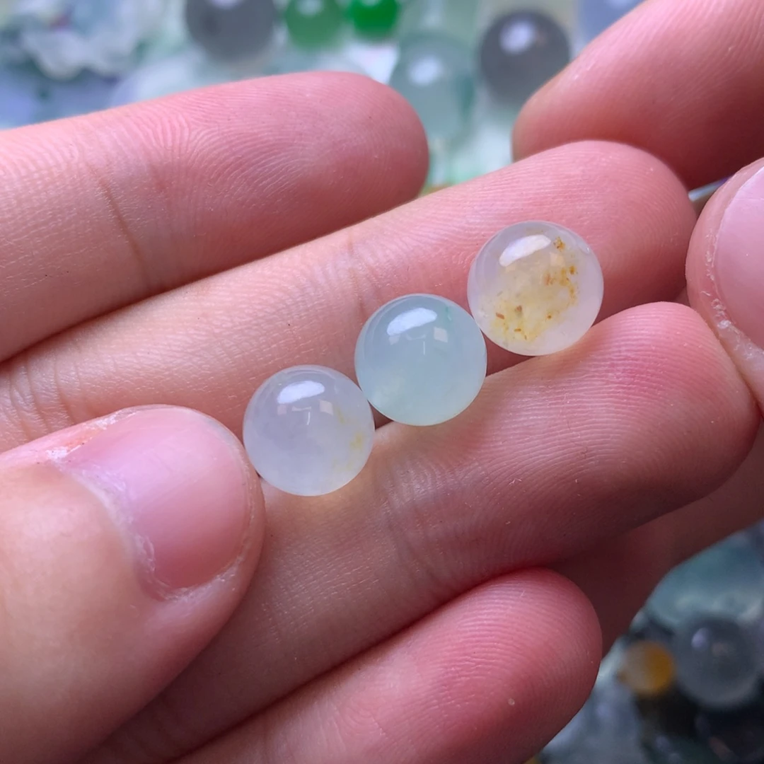 定制翡翠未镶嵌珠子