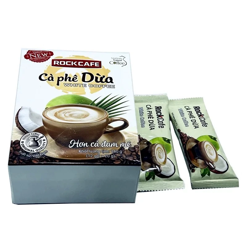 越南（试喝一支）原装进口椰子味三合一速溶白咖啡