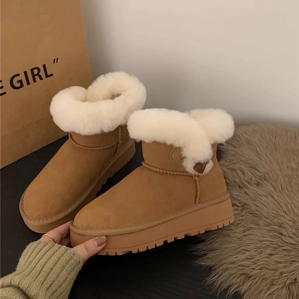 ZZGS·【厚底防滑象牙扣雪地棉】·6088