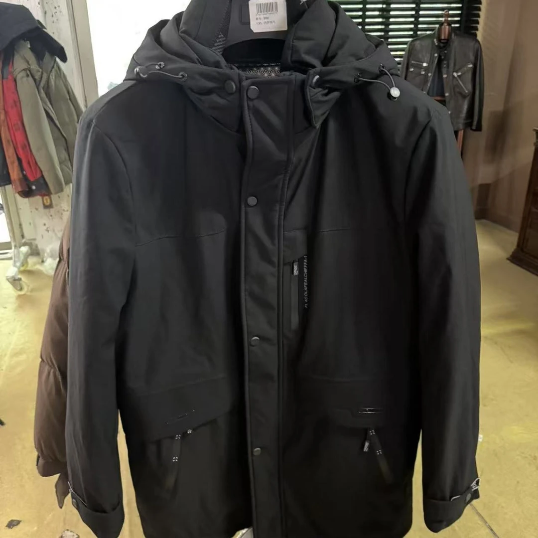 三合一内胆可拆卸羽绒服商务休闲男款百搭保暖秋冬外套连帽2305