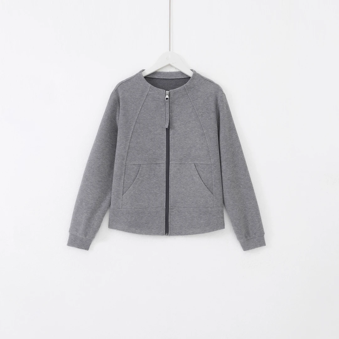 几里与麻 新品韩版休闲风外套 衣长59 胸围100 2103048