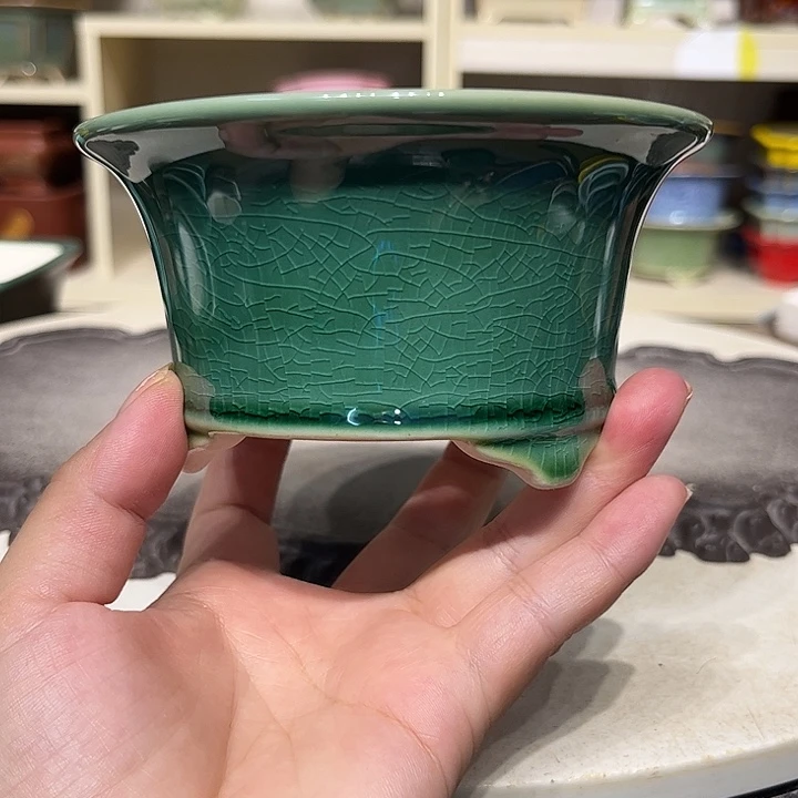 紫砂花盆瑕疵6-12。。。