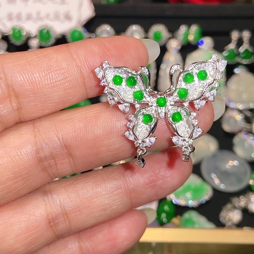 【闪购商品】颈饰未镶嵌翡翠天然翡翠