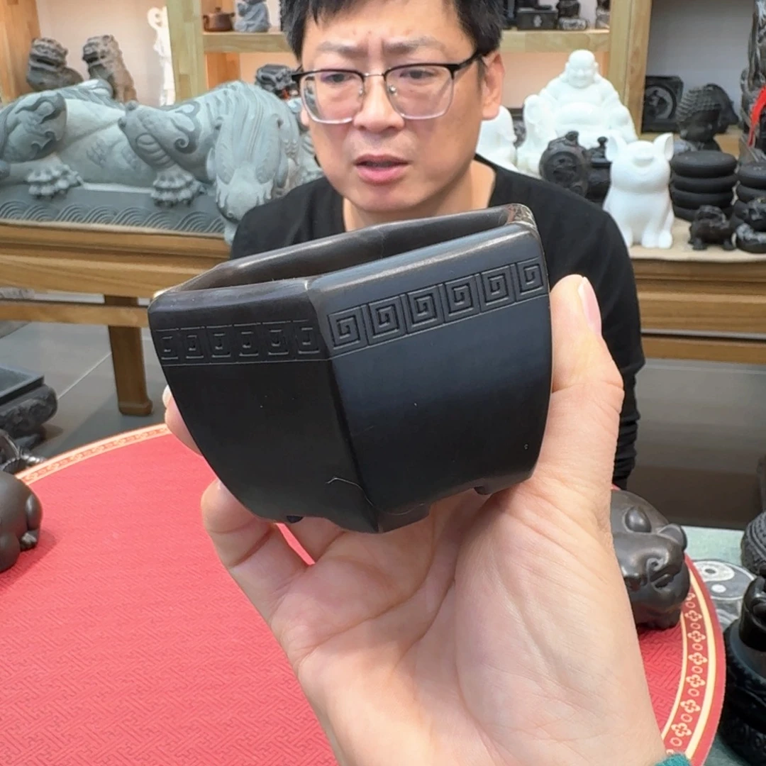 西安石晋錾石雕手工雕刻摆件
