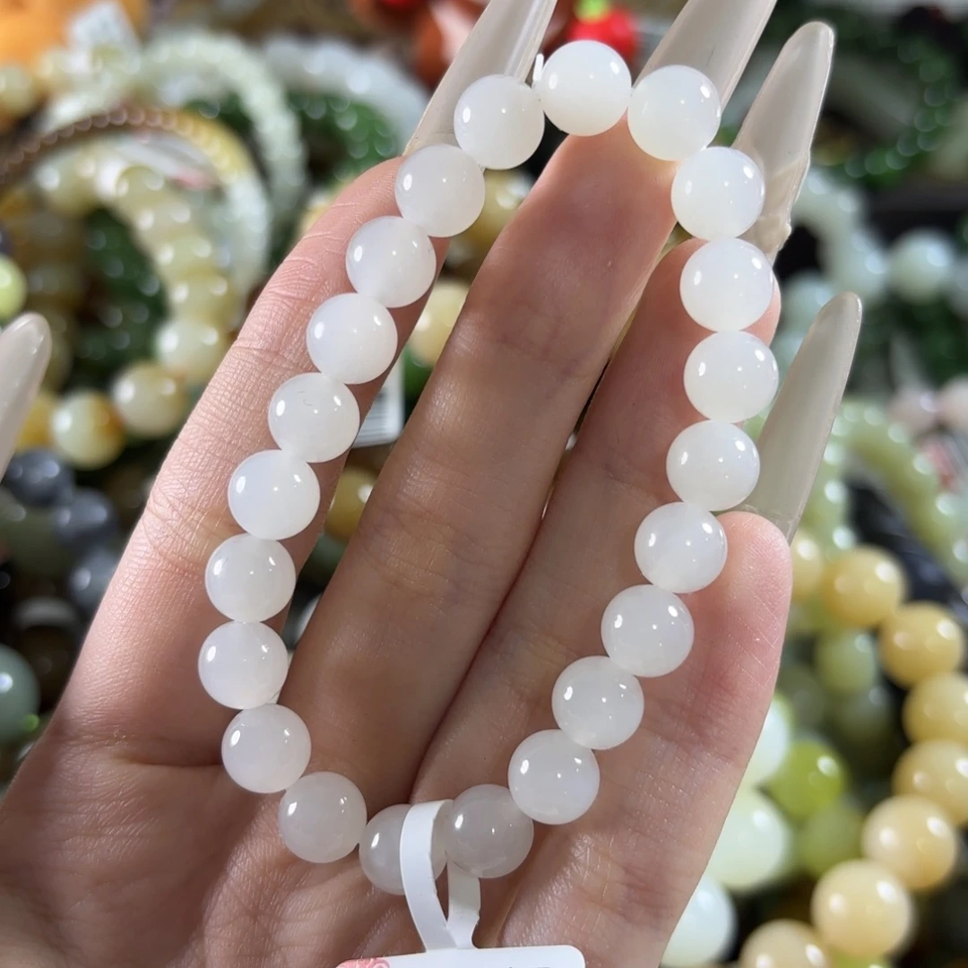 和田玉未镶嵌手链35