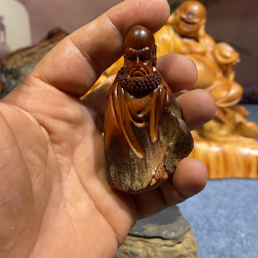 柏木（崖柏）根雕木雕工艺品雕刻手把件