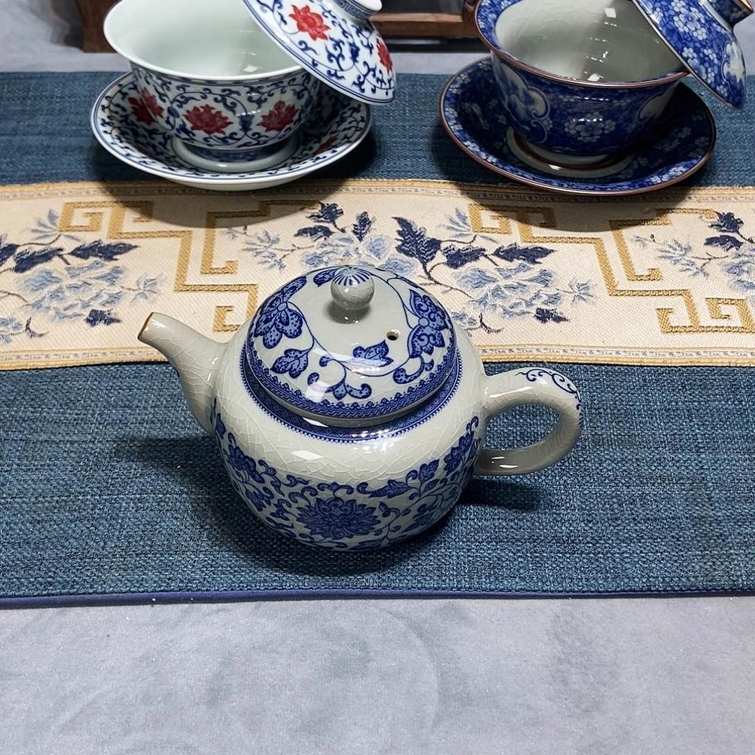 陶简装家用陶瓷茶具