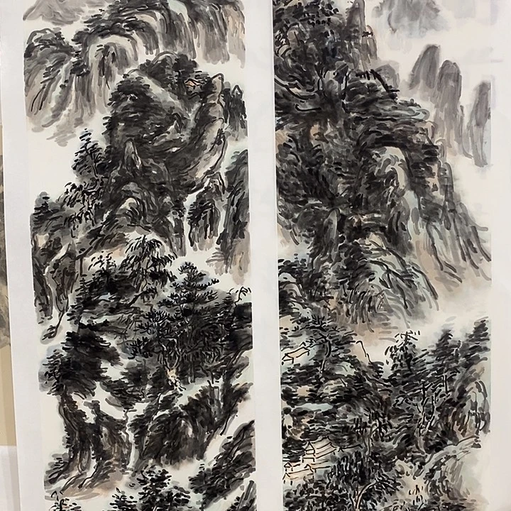 戴***公国画书画作品多次参加全国书画大展