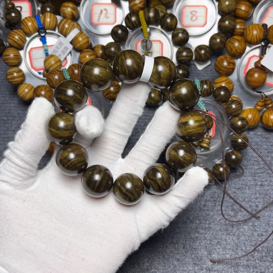 楠木（金丝楠）手串/手链阴沉2.0闪电水波139