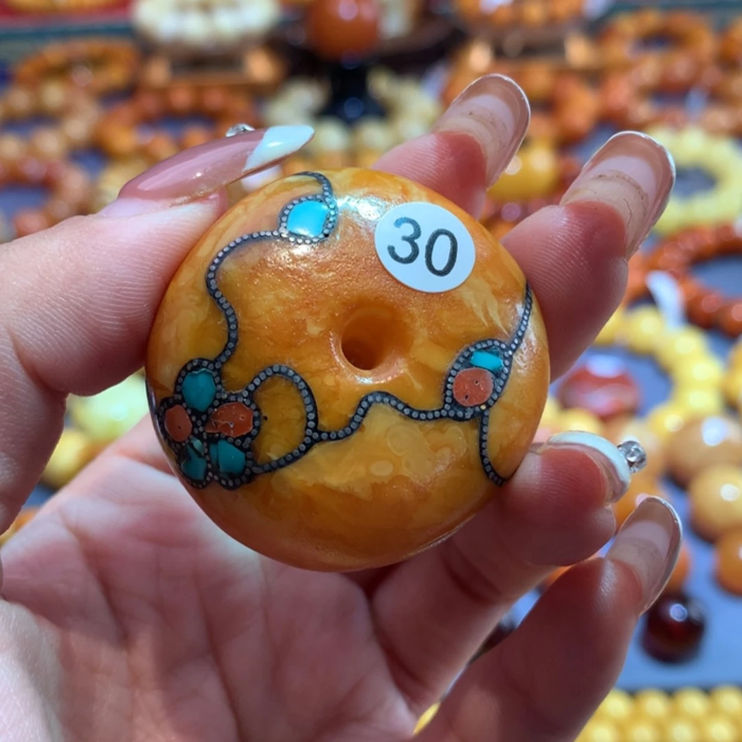 【闪购商品】未镶嵌吊坠(不含链)琥珀蜜蜡
