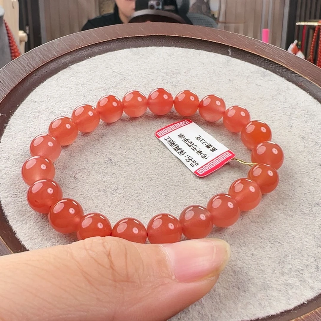 南红玛瑙手串未镶嵌