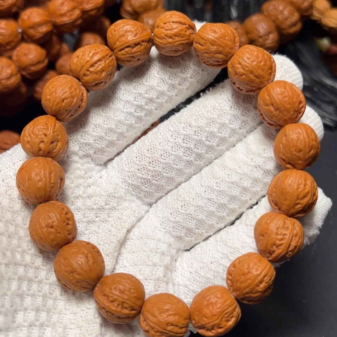 文玩核桃手串尺寸边高15度16