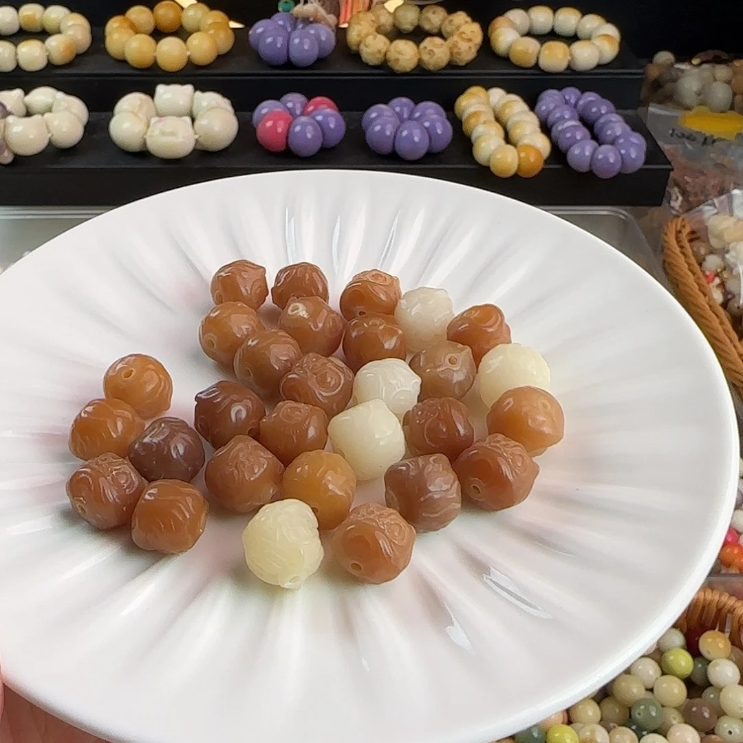 菩提根/象牙果吊坠卡12多宝醒狮20卡牌➕20颗