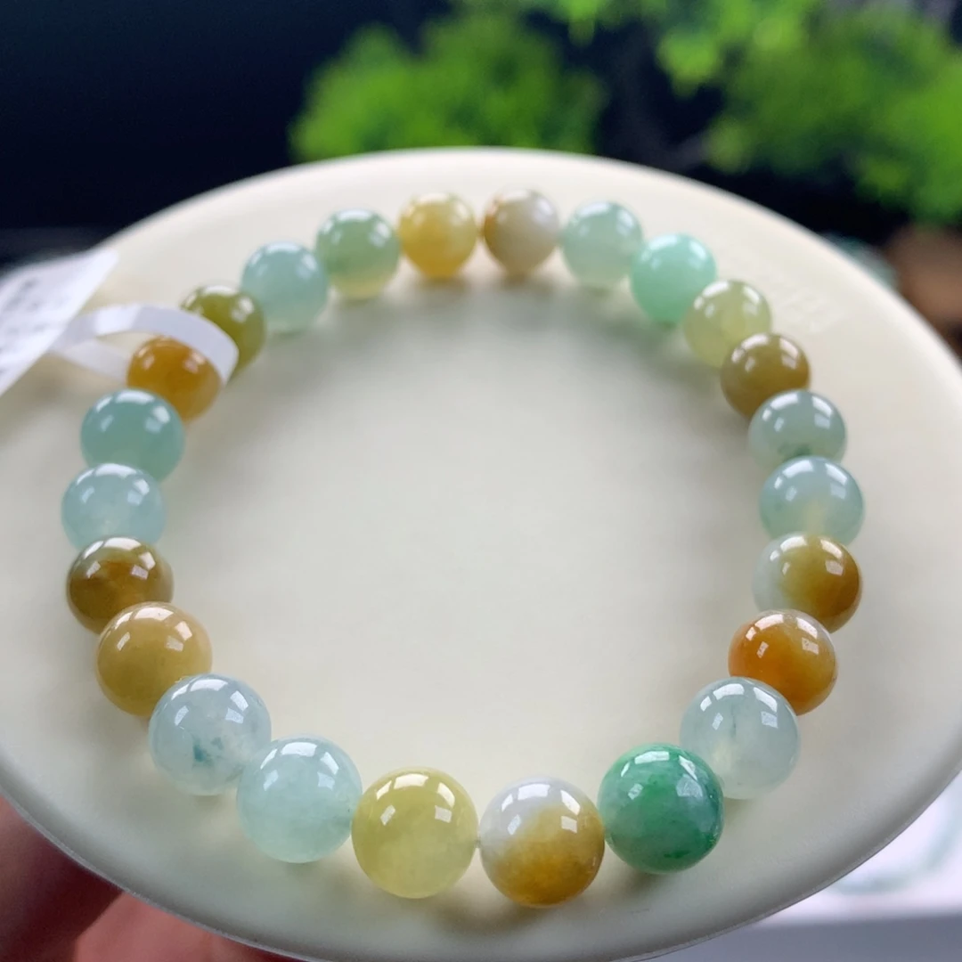 翡翠未镶嵌手链45号卡8