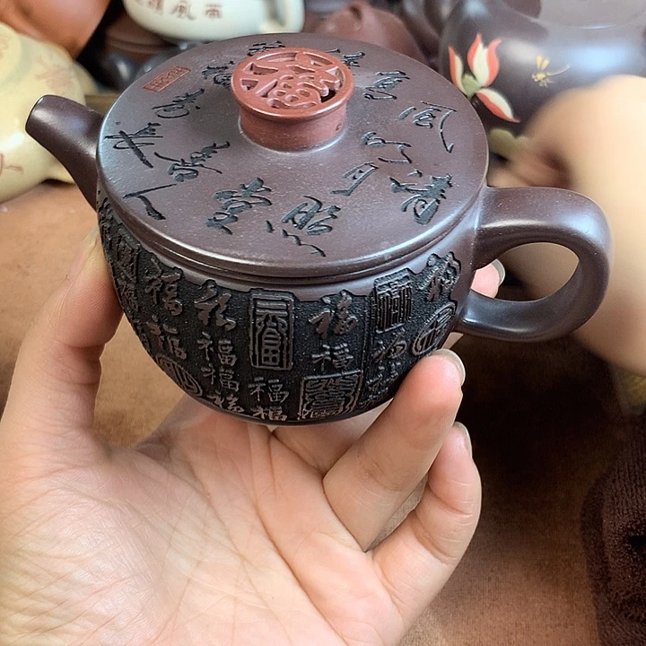 茶壶紫砂紫砂微瑕