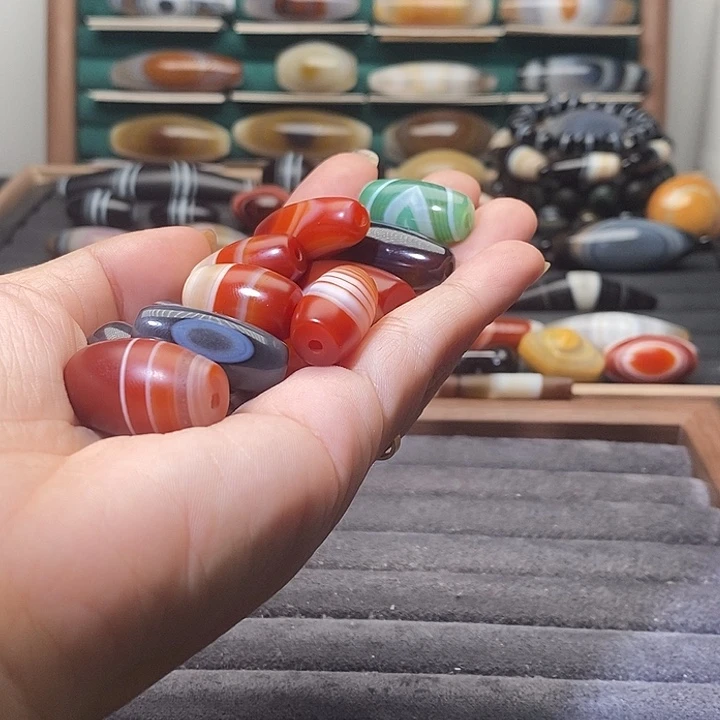 羽***鹤玛瑙/玉髓未镶嵌吊坠(不含链)