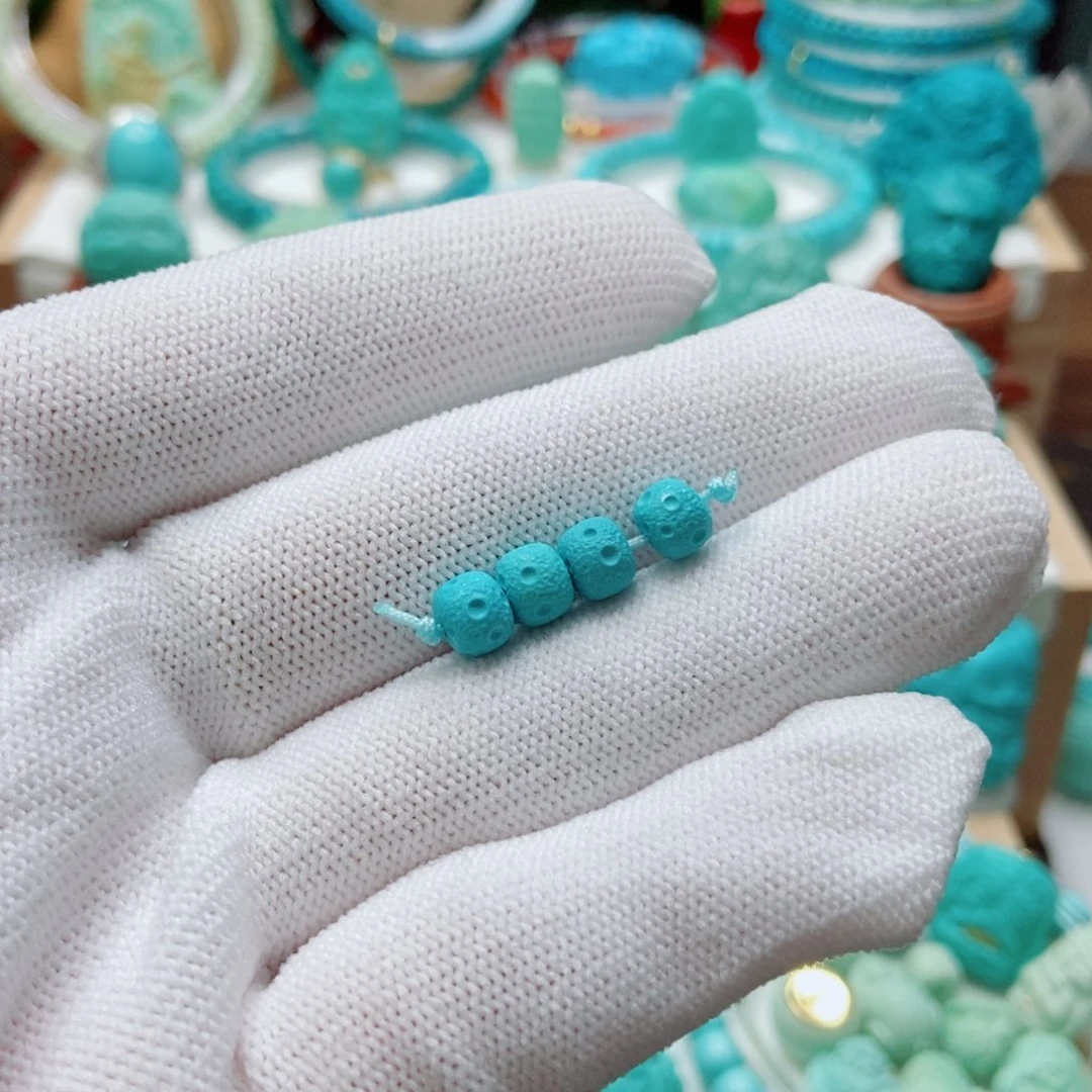 绿松石未镶嵌珠子6mm