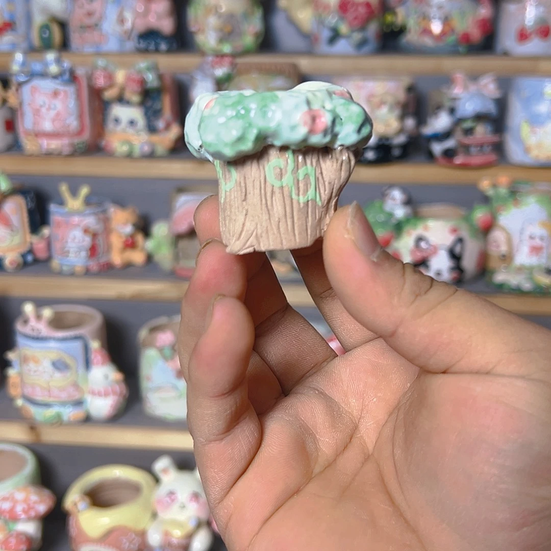 恬***爱老梧家的手工多肉花盆