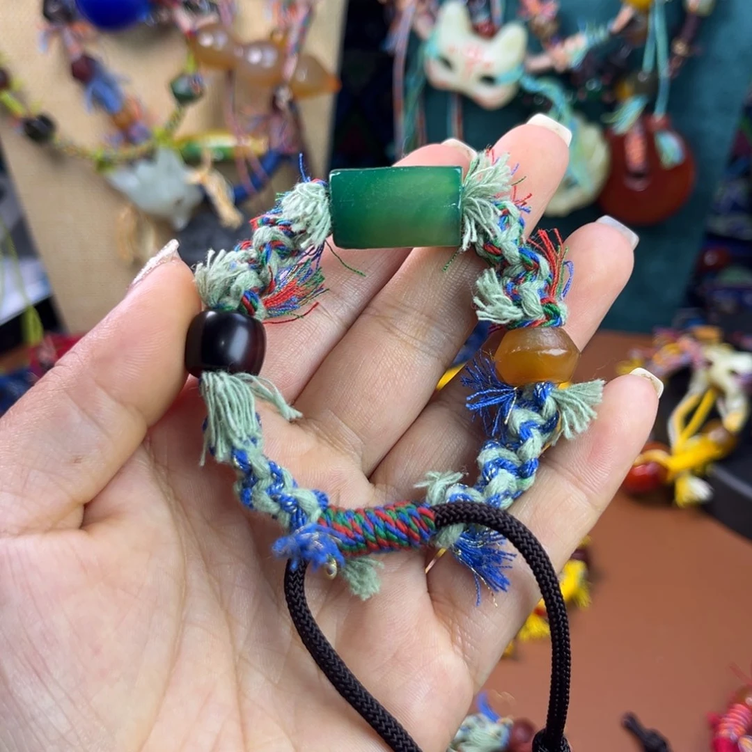 旺***️玛瑙/玉髓手链未镶嵌