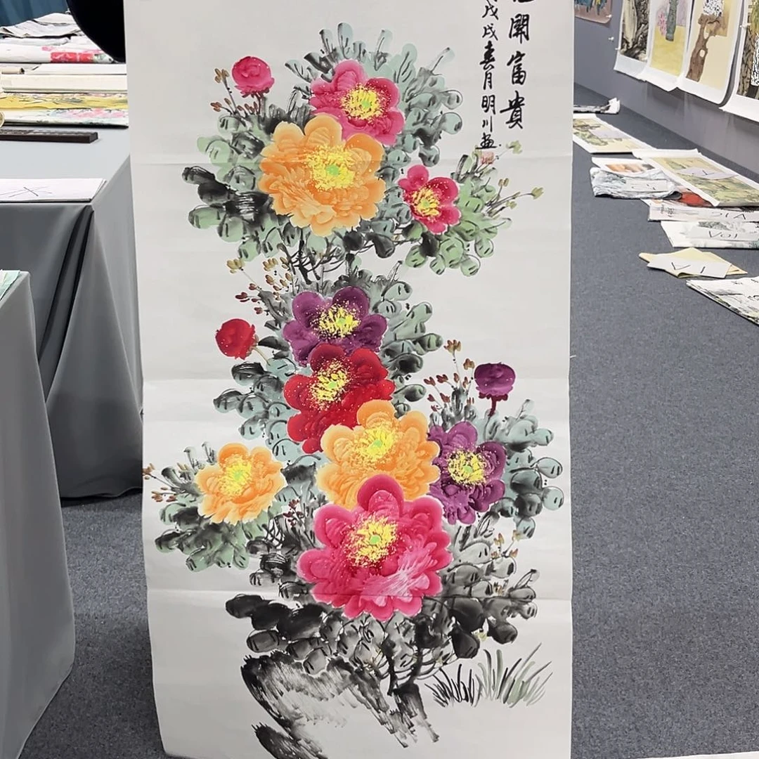 国画国画老师作品