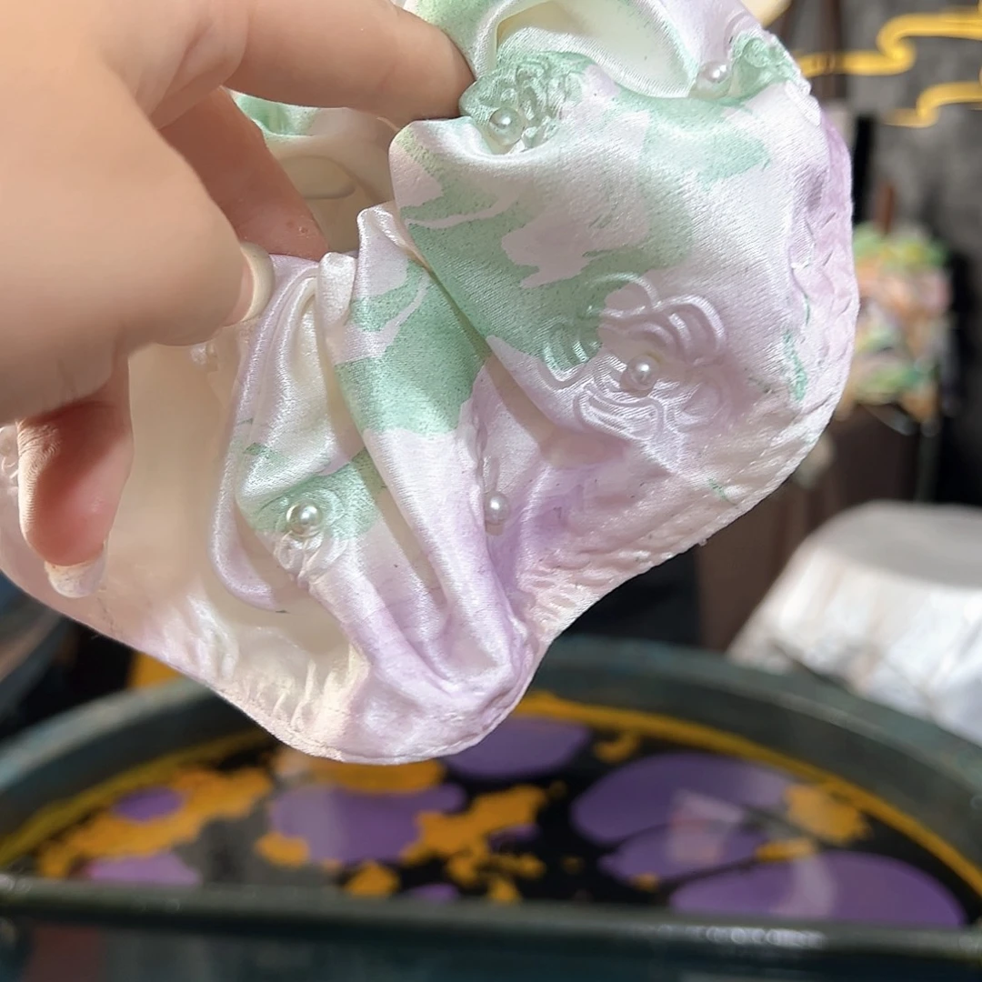 448精品圆饼发圈手作