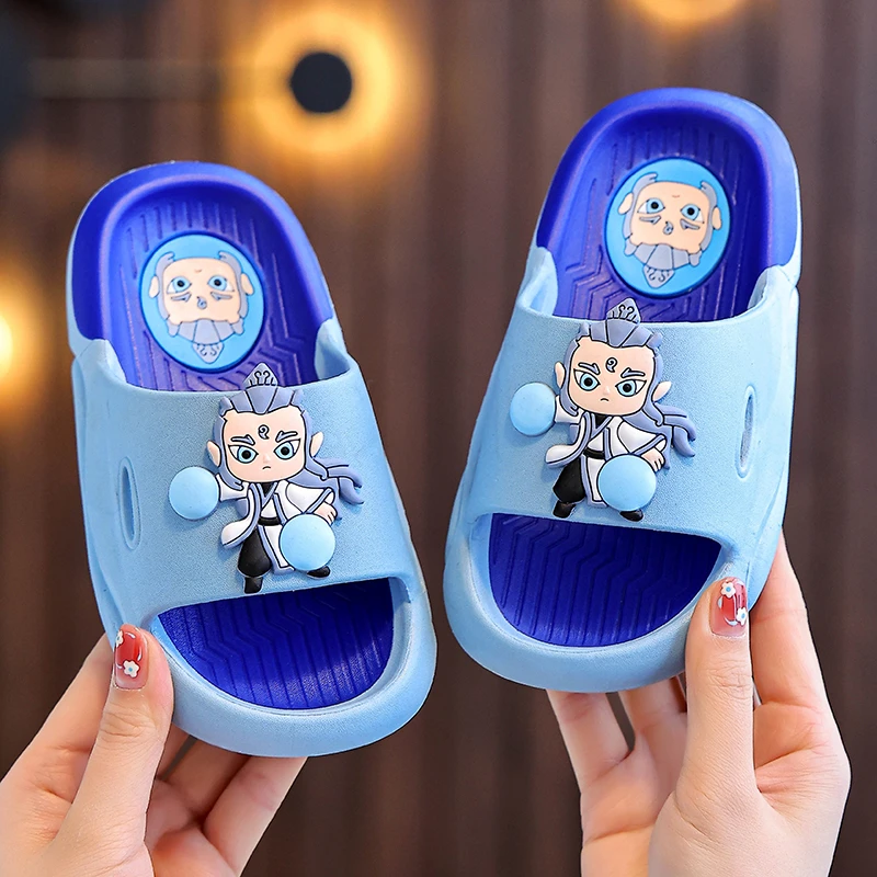2025新款哪吒拖鞋敖丙拖鞋儿童夏季居家软底防滑回弹宝宝夏天拖鞋