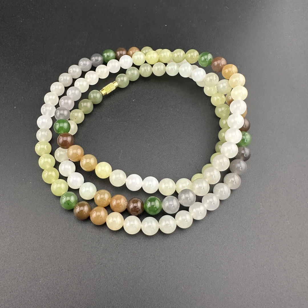 BY1219FLSF标105 北玉精选 和田玉项链 多样性发货