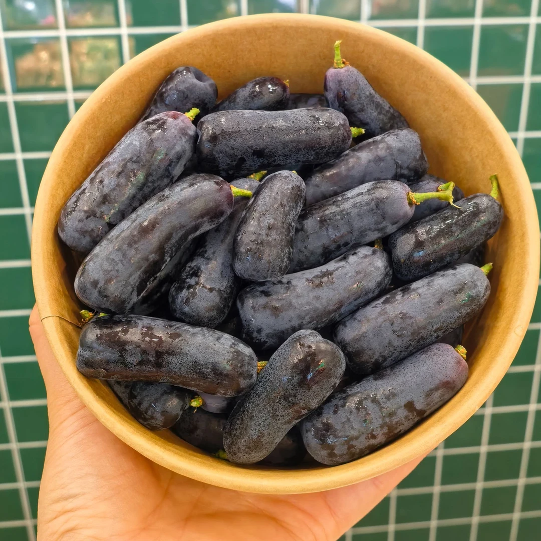 果切【洗净+摘粒】金手指黑提一盒【约340g】