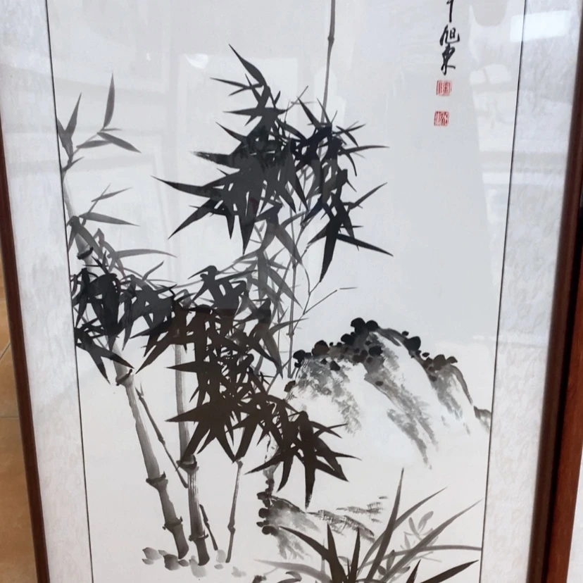 【闪购商品】国画手绘国画带框122.62
