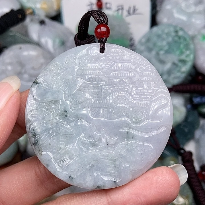 颈饰未镶嵌翡翠翡翠