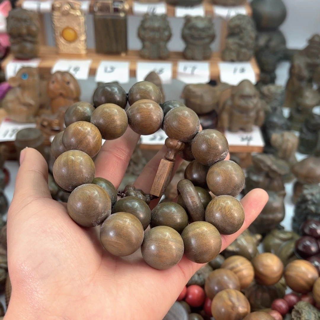 @***@木绿檀木手串把件