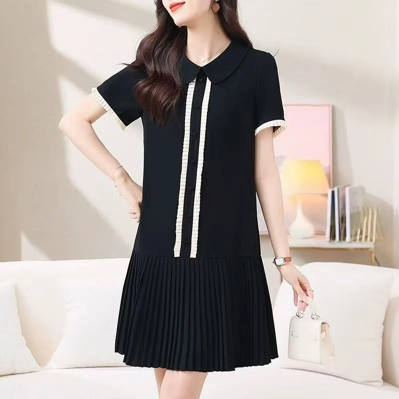 580款-春季新款连衣裙百褶-zz