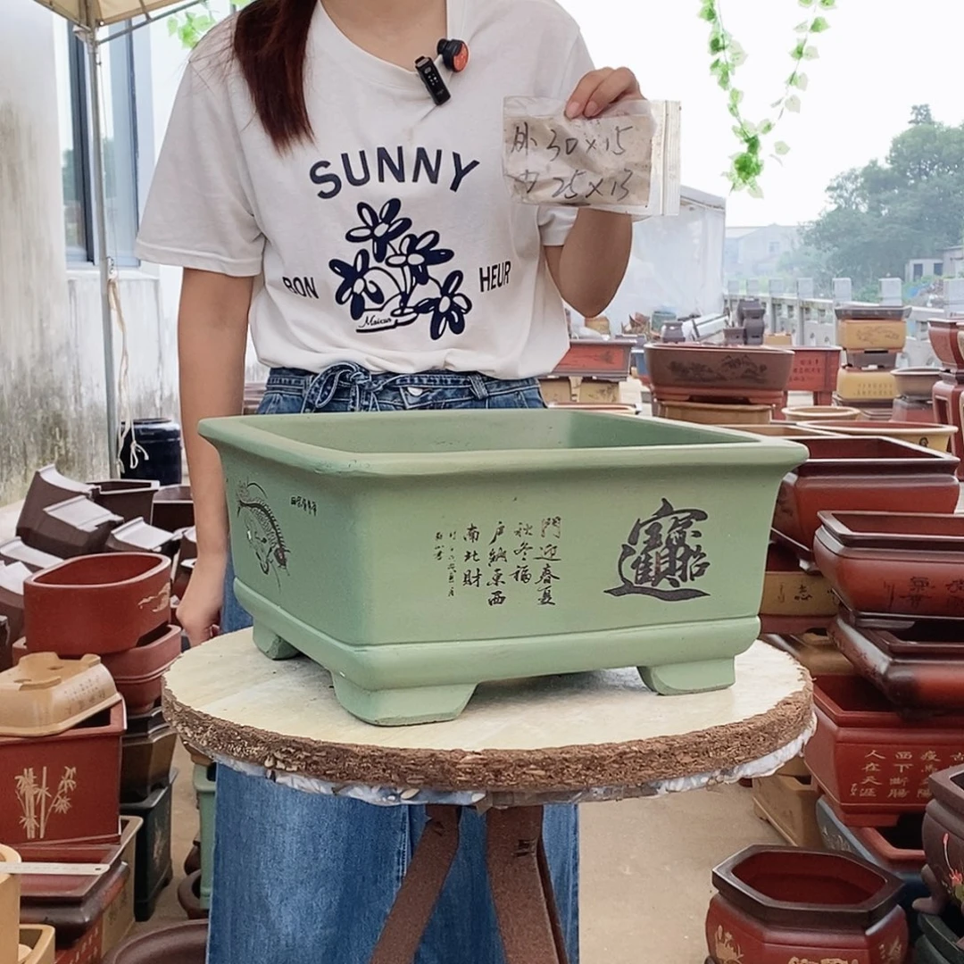 段泥花盆紫砂花盆