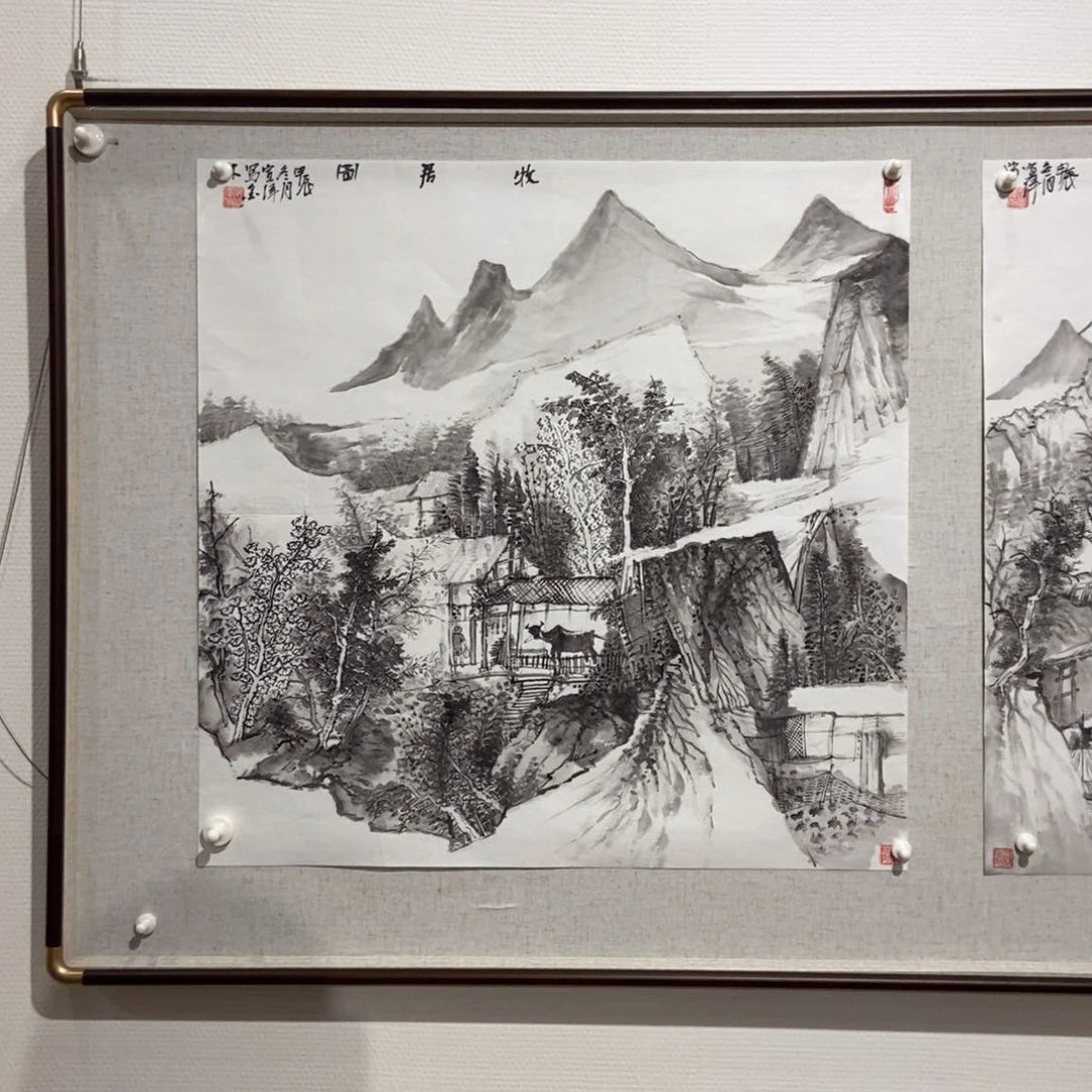 【闪购商品】国画晨*波墨鱼精品墨鱼精品