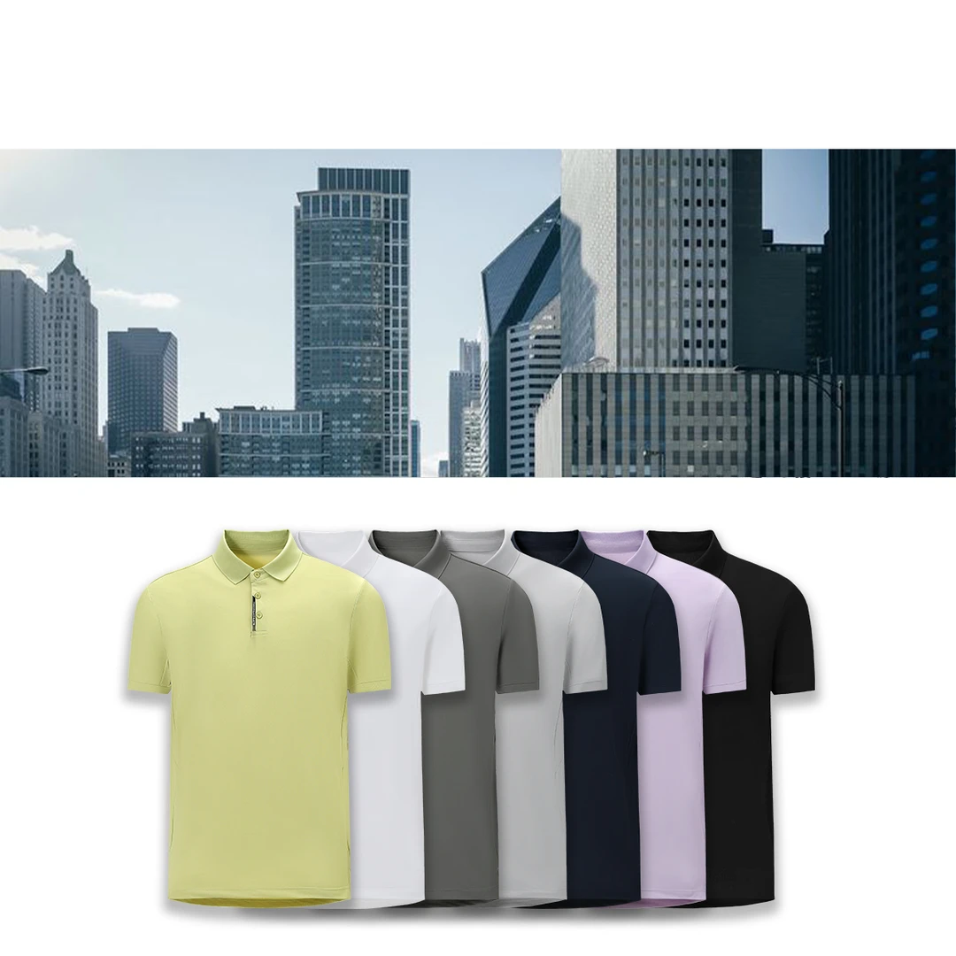 轻奢！太帅了！男士夏季运动吸湿商务休闲Polo衫25118