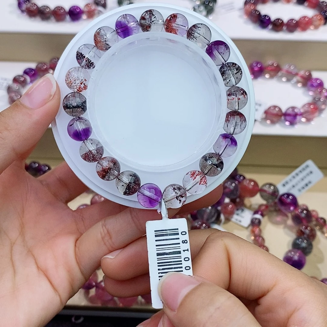 未镶嵌水晶手链聚宝盆彩莓超七9+