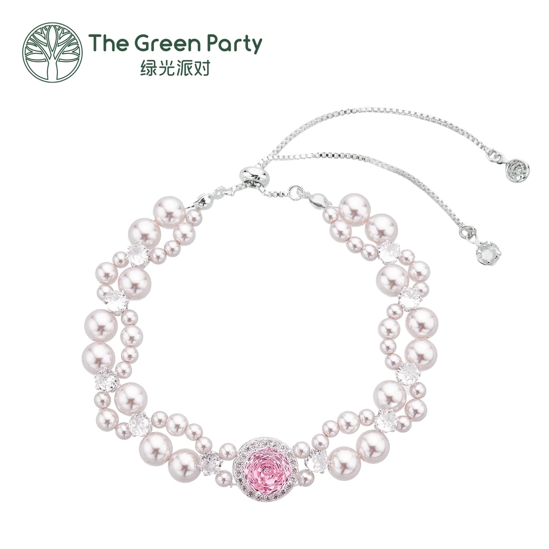 【千禧玫瑰冰花切】TheGreenParty手工编织款