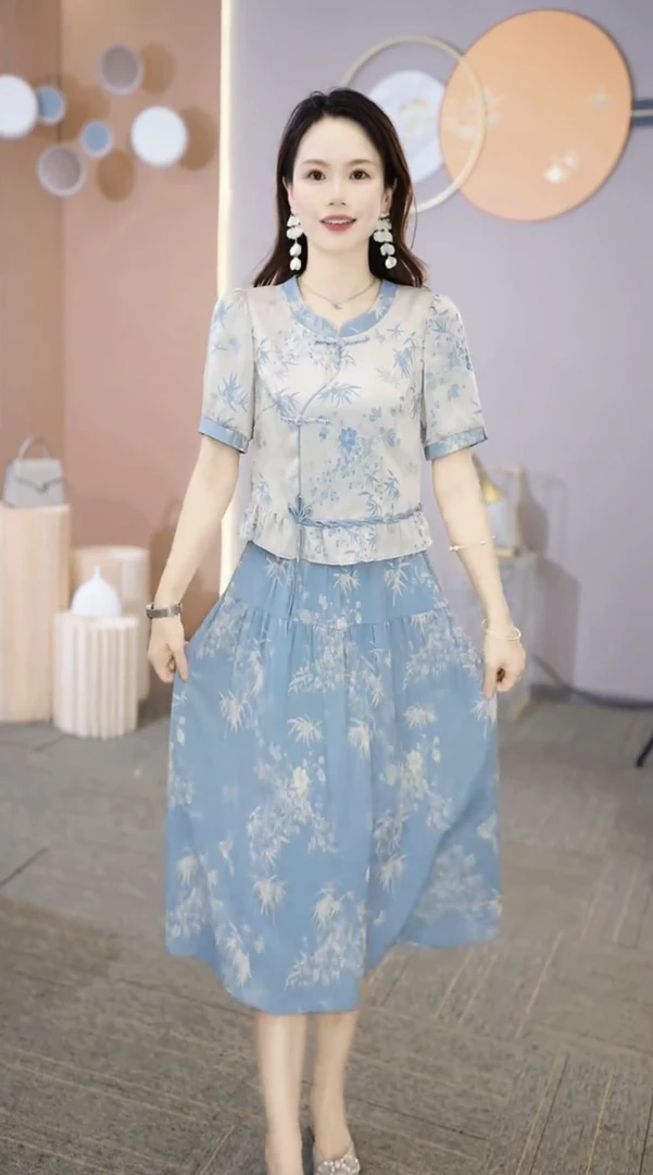 【铭悦定制】KK781# 新款 夏季 收腰 显瘦 修身 连衣裙