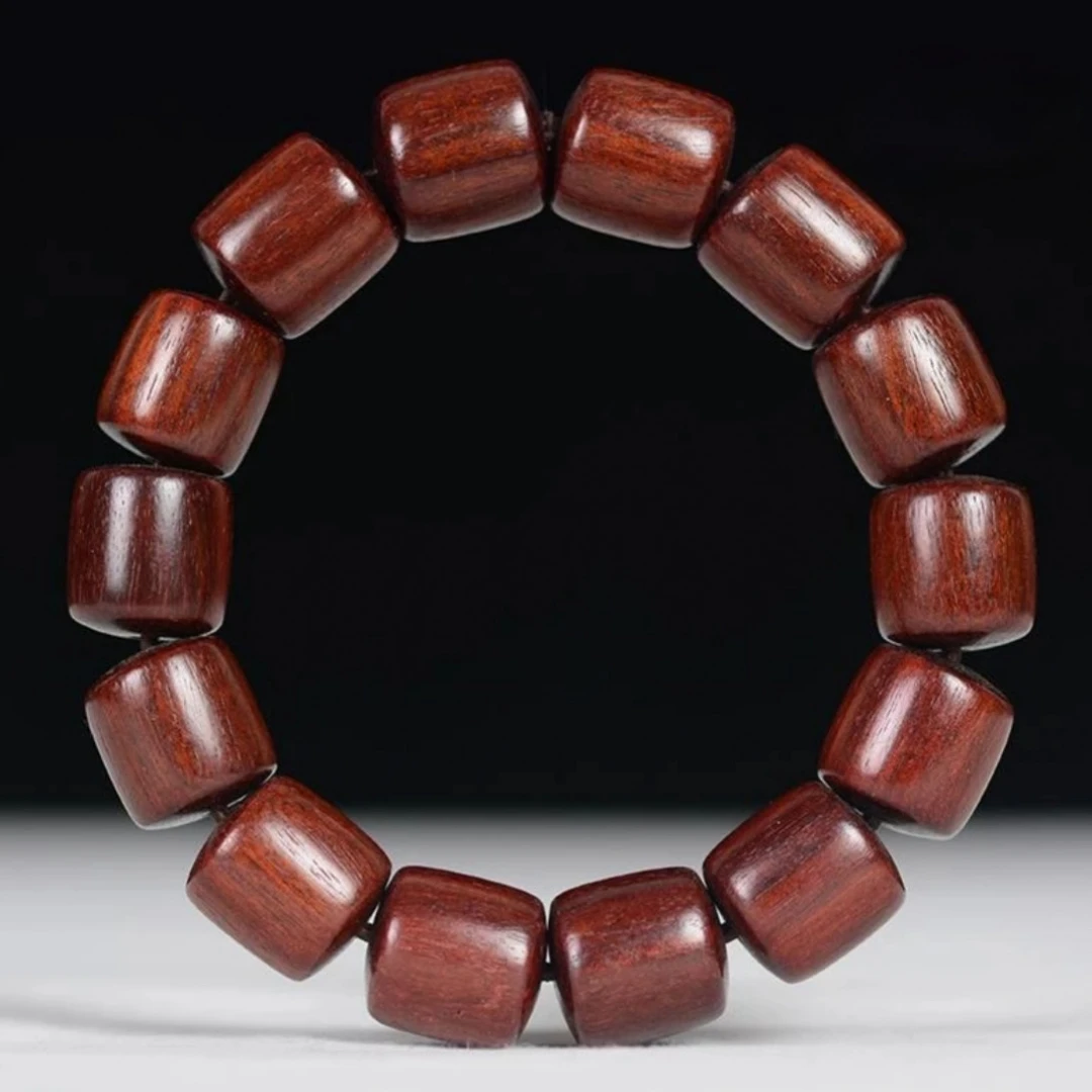 小叶紫檀单圈手串-无礼盒-32532