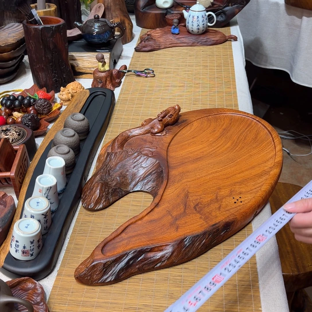 26缅甸花梨湿泡茶盘