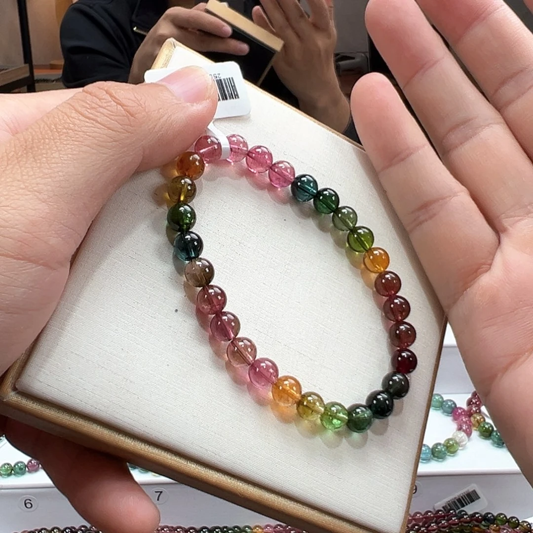 未镶嵌碧玺手串6.5mmmmmmm