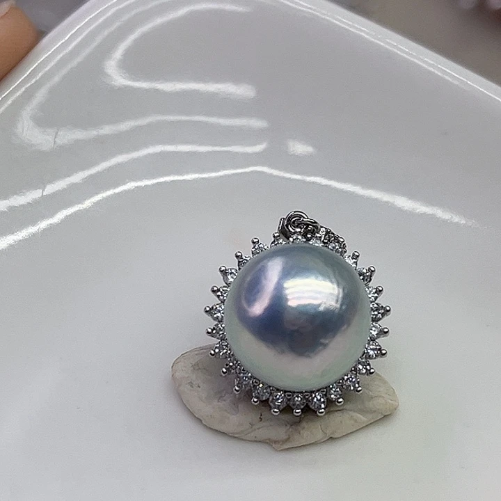 未镶嵌淡水珍珠吊坠(赠链)