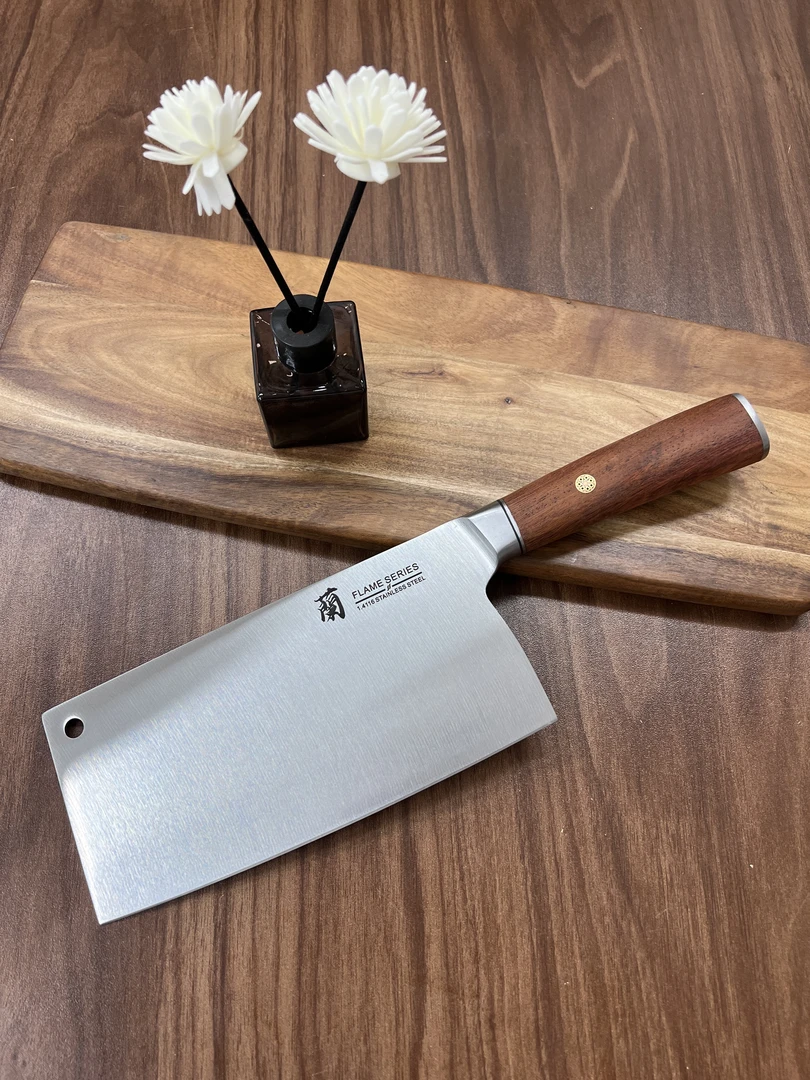 蘭酸枝木中式斩切刀 菜刀厨房用可斩鸡鸭鹅鱼排骨 斩切两用刀