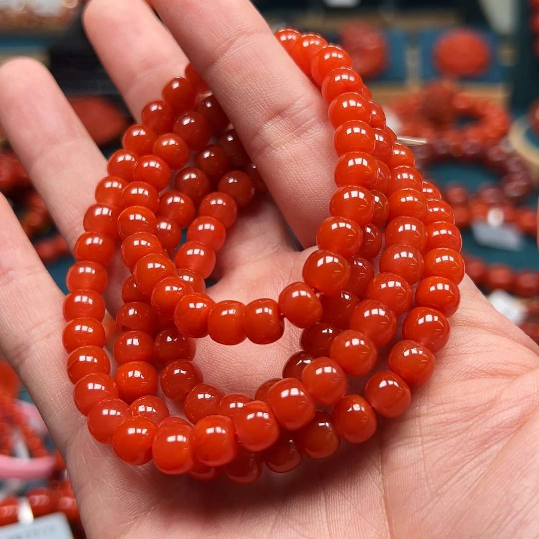 金***u未镶嵌手串南红玛瑙