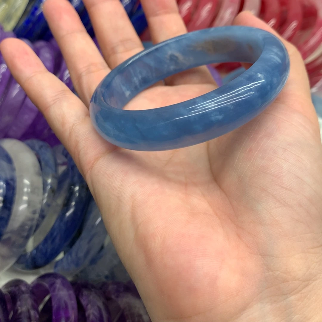 陈***蔓海蓝宝石未镶嵌手镯