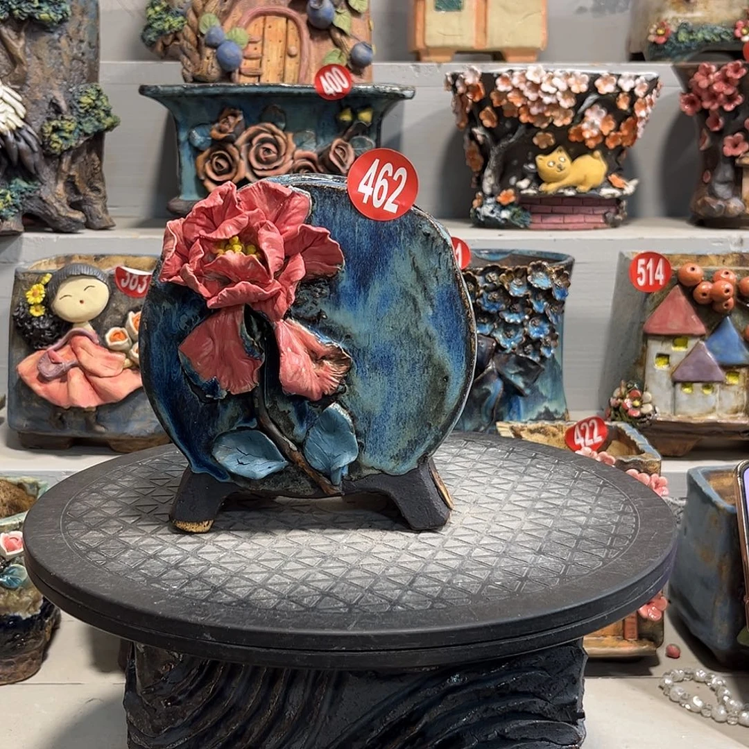 微瑕462 号陶然花器手工花盆