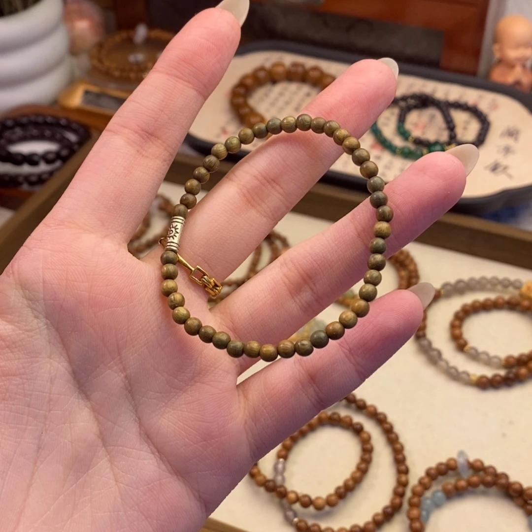 维腊木（绿檀）手串/手链太阳