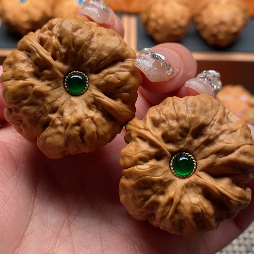 文玩核桃把件38尺寸蛤蟆头