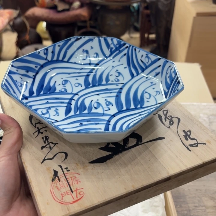 陶瓷古美术置物摆件